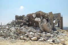 Demolished home in Majdal Shams