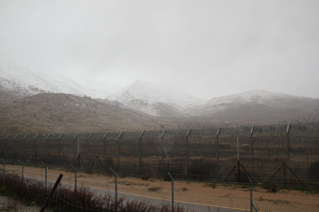 Ceasefire line and fortified fences